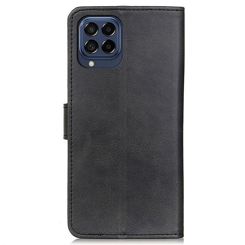 Læder Cover Samsung Galaxy M53 5G Mat Kunstlæder