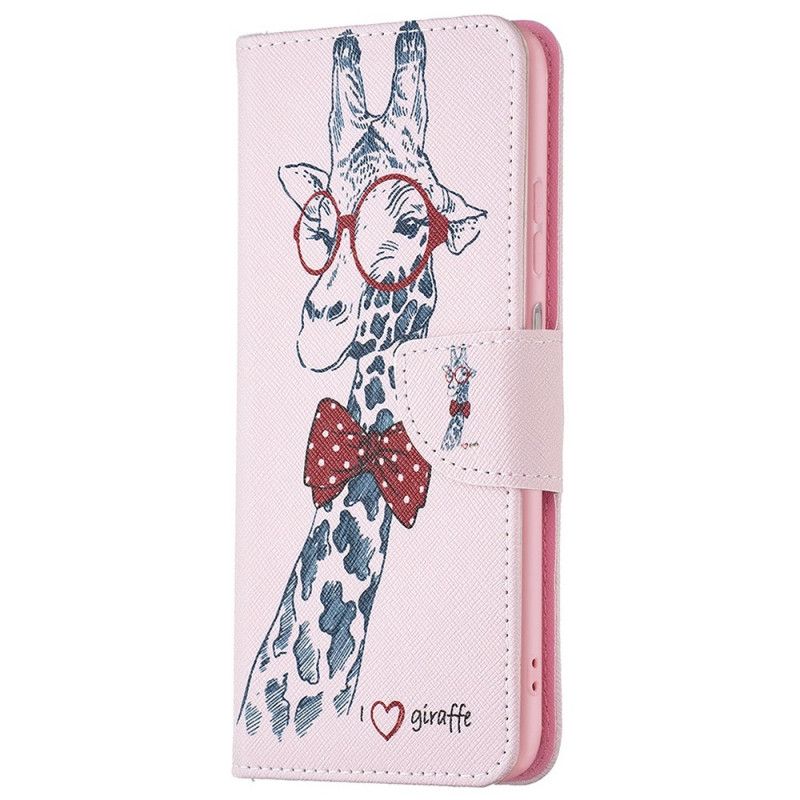 Læder Cover Samsung Galaxy M53 5G Nørdet Giraf