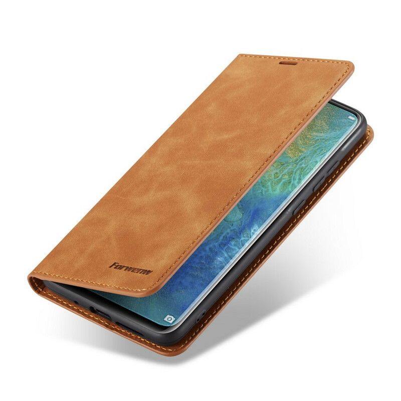 Cover Huawei Mate 20 Flip Cover Lædereffekt Forwenw