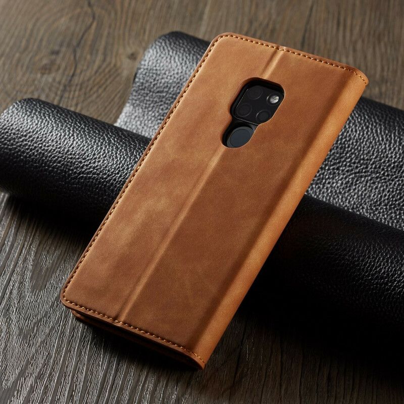 Cover Huawei Mate 20 Flip Cover Lædereffekt Forwenw