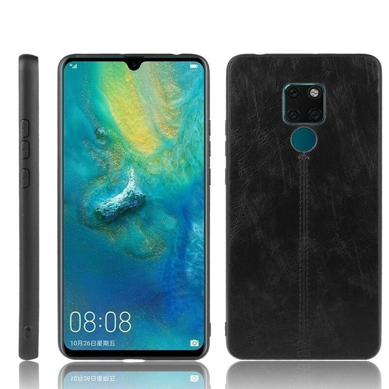 Cover Huawei Mate 20 Søm Lædereffekt