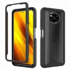 Cover Poco X3 / X3 Pro / X3 NFC Hybrid Design Silikone Kanter