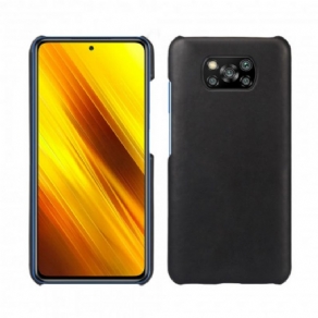 Cover Poco X3 / X3 Pro / X3 NFC Ksq Lædereffekt