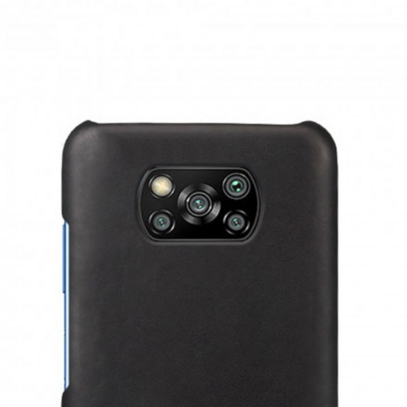 Cover Poco X3 / X3 Pro / X3 NFC Ksq Lædereffekt