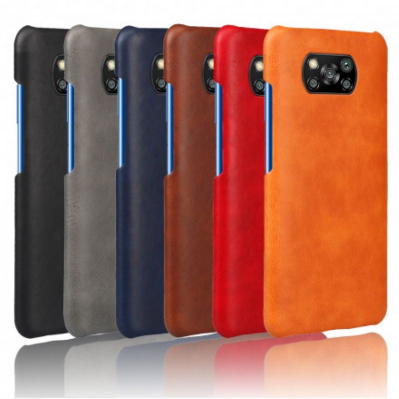 Cover Poco X3 / X3 Pro / X3 NFC Ksq Lædereffekt