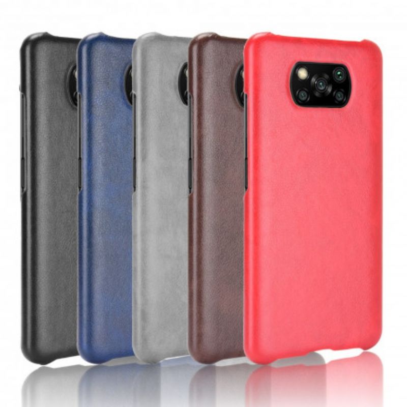 Cover Poco X3 / X3 Pro / X3 NFC Performance Litchi-lædereffekt