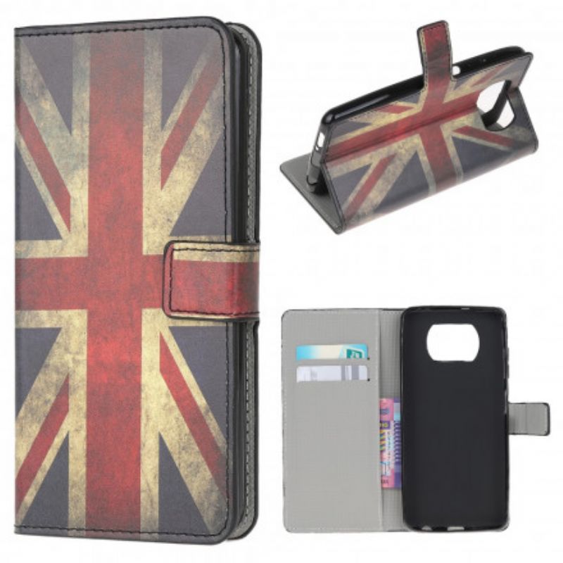 Flip Cover Poco X3 / X3 Pro / X3 NFC Englands Flag