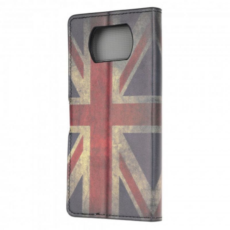 Flip Cover Poco X3 / X3 Pro / X3 NFC Englands Flag