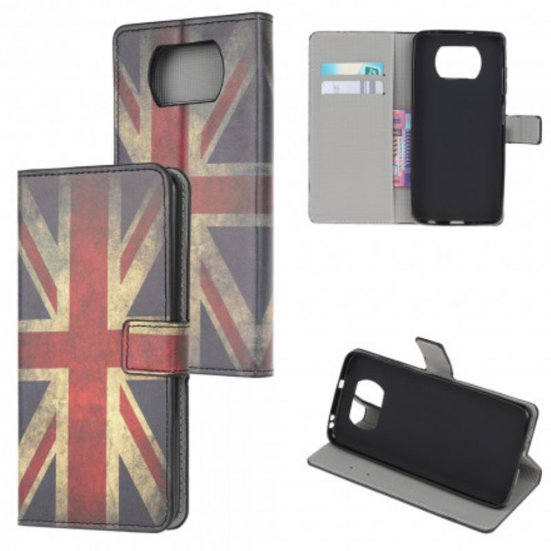 Flip Cover Poco X3 / X3 Pro / X3 NFC Englands Flag