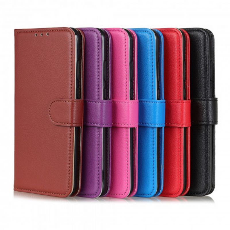 Flip Cover Poco X3 / X3 Pro / X3 NFC Faux Læder Litchi