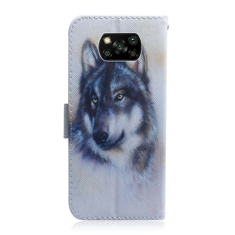 Flip Cover Poco X3 / X3 Pro / X3 NFC Hundeblik