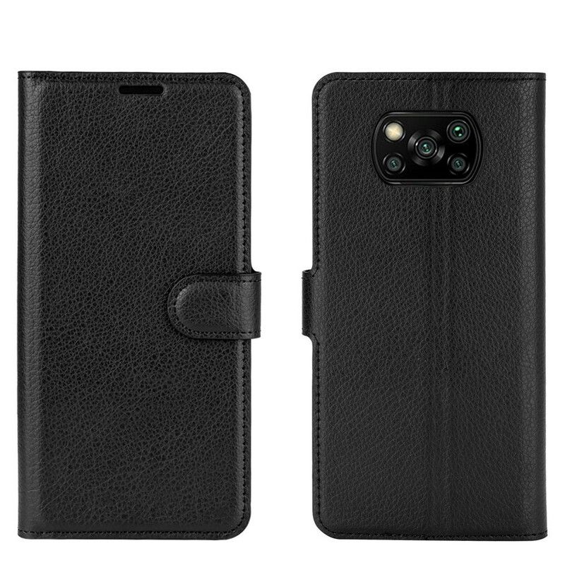 Flip Cover Poco X3 / X3 Pro / X3 NFC Klassisk Kunstlæder