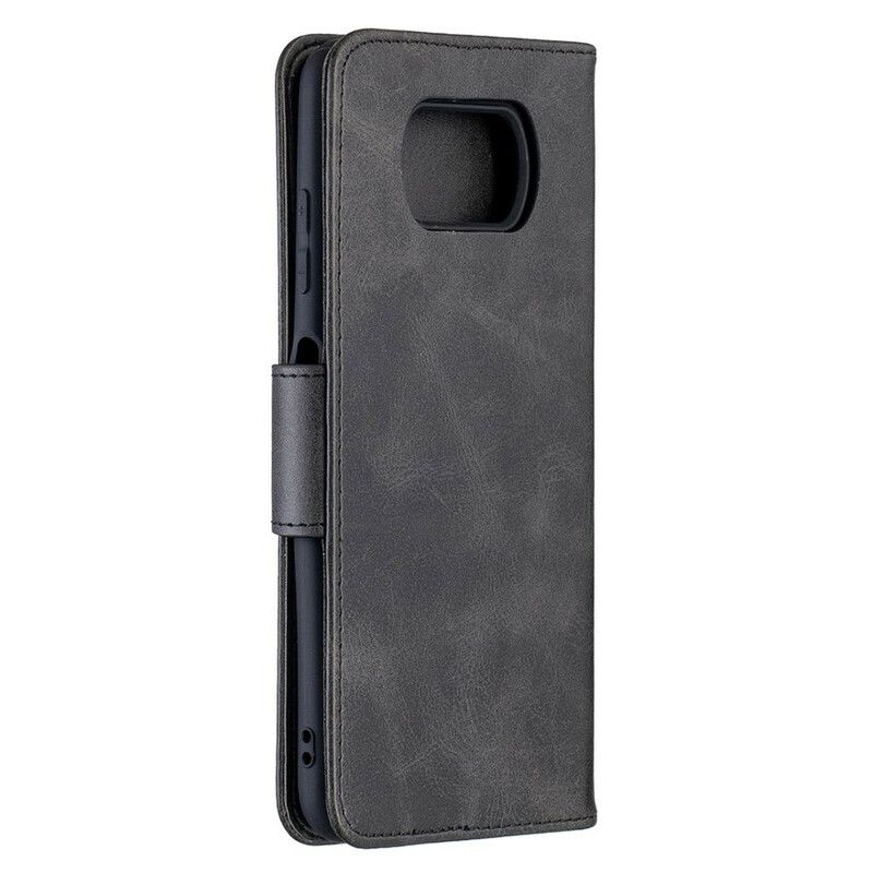 Flip Cover Poco X3 / X3 Pro / X3 NFC Læder Cover Glat Skrå Klap