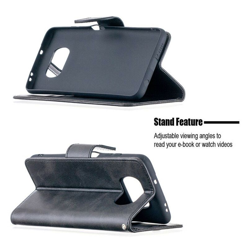 Flip Cover Poco X3 / X3 Pro / X3 NFC Læder Cover Glat Skrå Klap