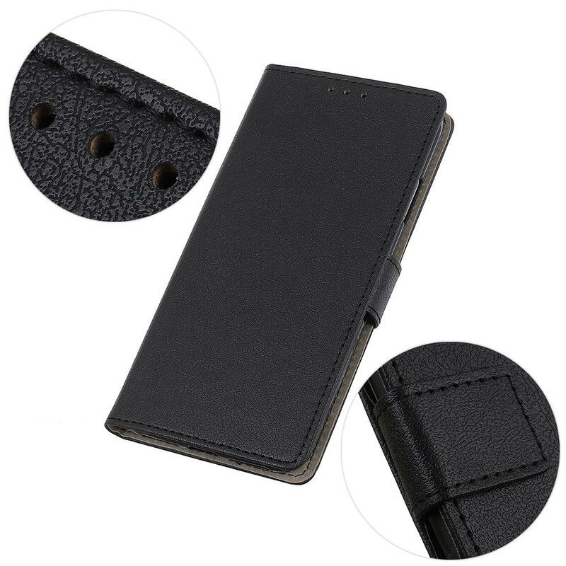 Flip Cover Poco X3 / X3 Pro / X3 NFC Simpel Skinnende Lædereffekt