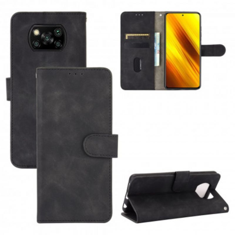 Flip Cover Poco X3 / X3 Pro / X3 NFC Skin-touch