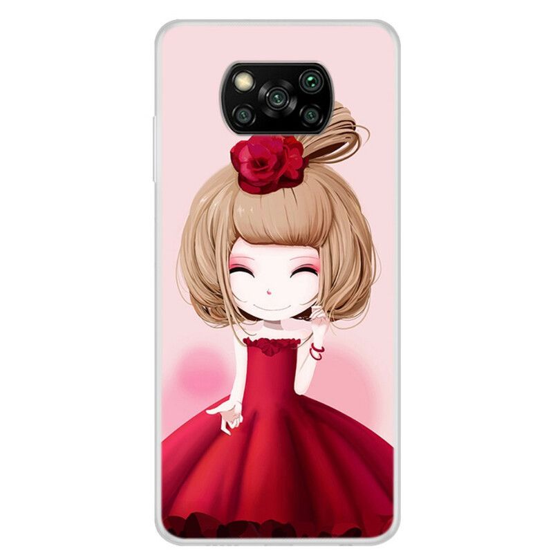 Mobilcover Poco X3 / X3 Pro / X3 NFC Manga Lady