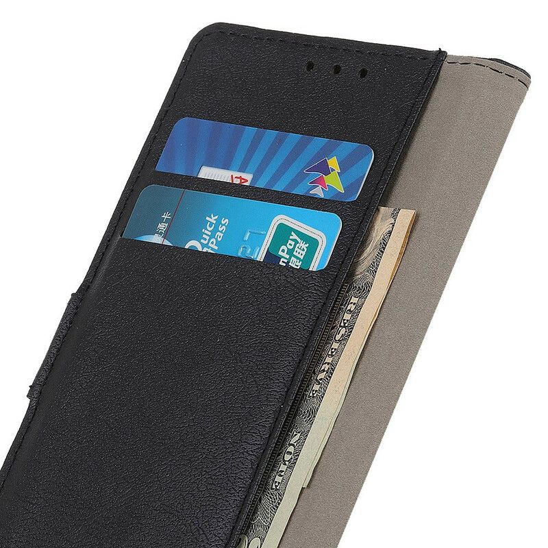 Flip Cover Asus Zenfone 8 Flip Læder Cover Klassisk Kunstlæder