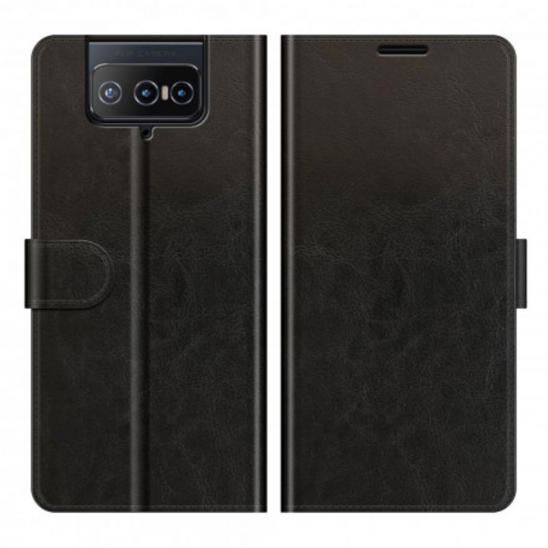 Flip Cover Asus Zenfone 8 Flip Læder Cover Ultra Imiteret Læder