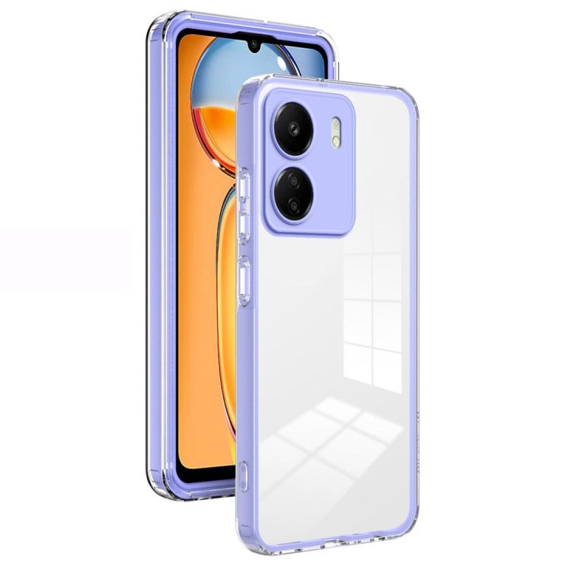 Cover Poco C65 Transparente Kanter Farvet