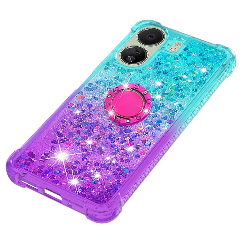 Cover Til Poco C65 Glitter Gradient Support Ring