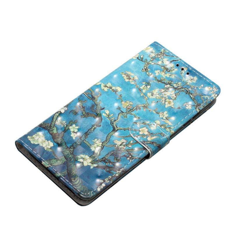 Flip Cover Poco C65 Abrikosblomster Med Rem