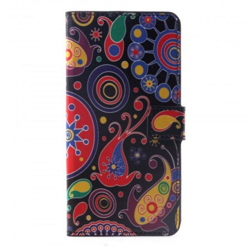 Læder Cover Huawei Mate 20 Pro Galaxy Design