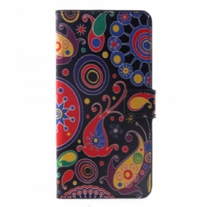 Læder Cover Huawei Mate 20 Pro Galaxy Design