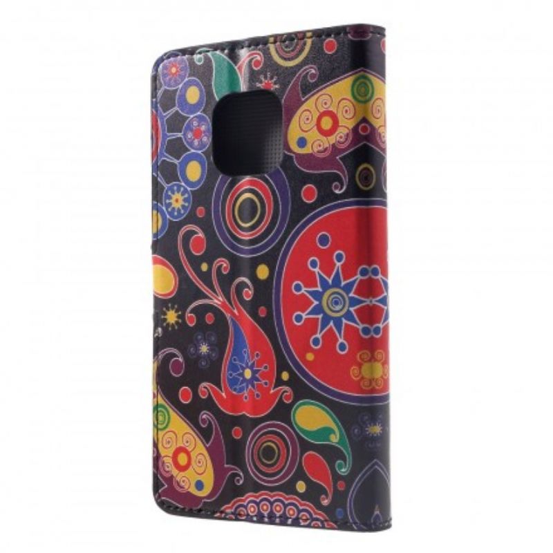 Læder Cover Huawei Mate 20 Pro Galaxy Design