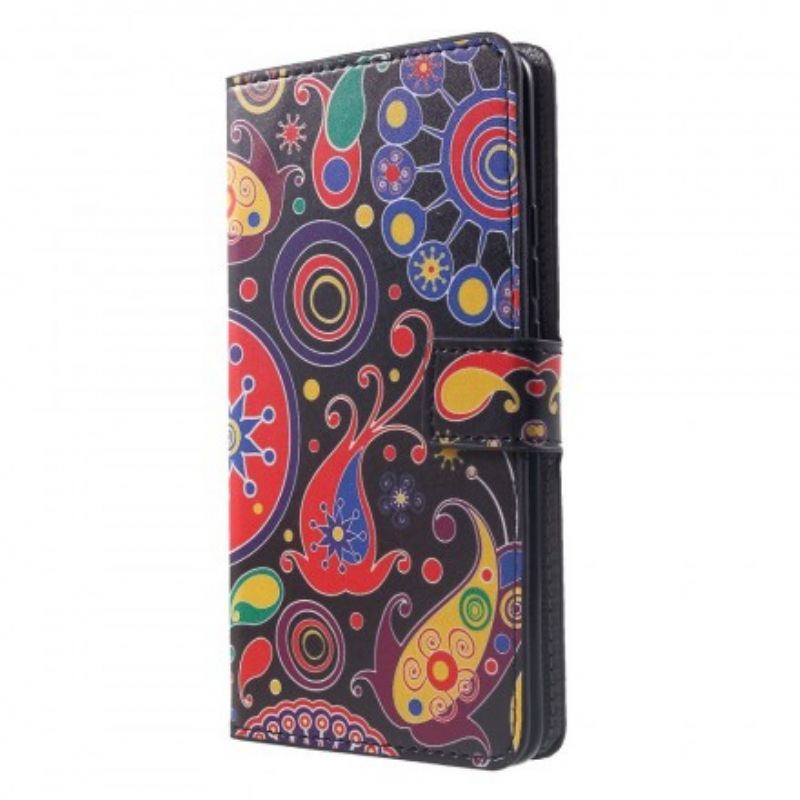 Læder Cover Huawei Mate 20 Pro Galaxy Design