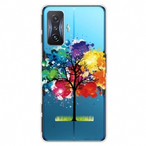 Cover Poco F4 GT Transparent Akvareltræ