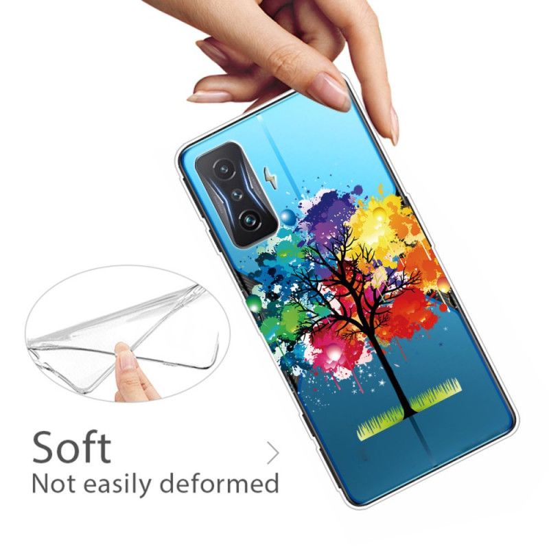 Cover Poco F4 GT Transparent Akvareltræ