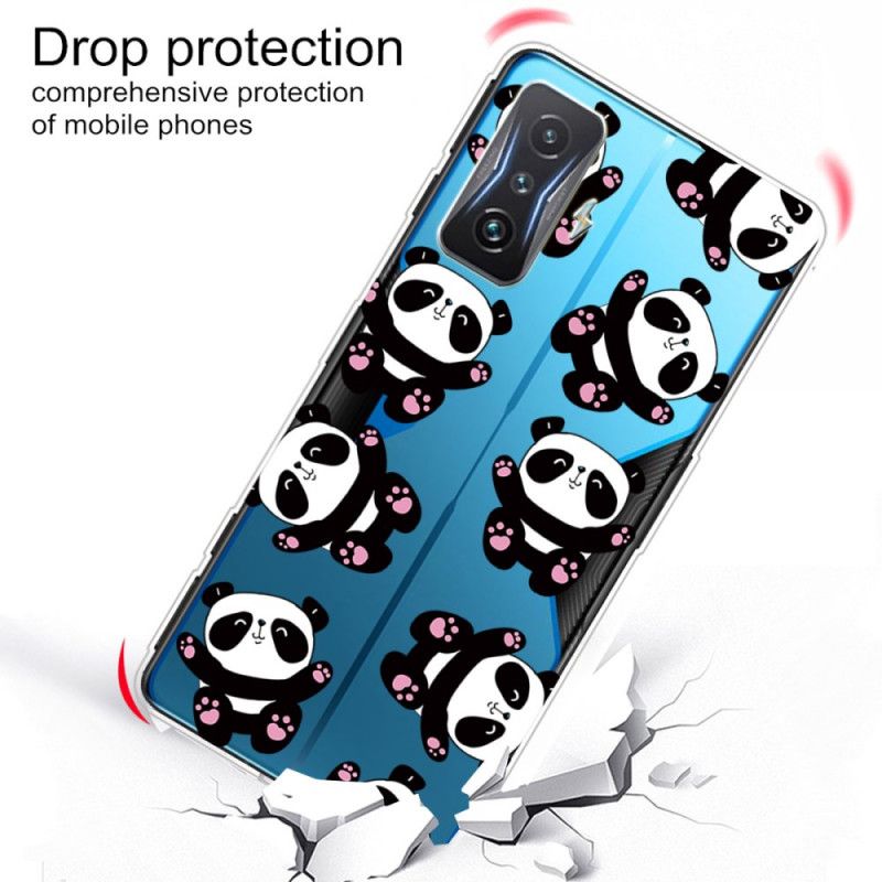 Cover Poco F4 GT Transparente Flere Pandaer