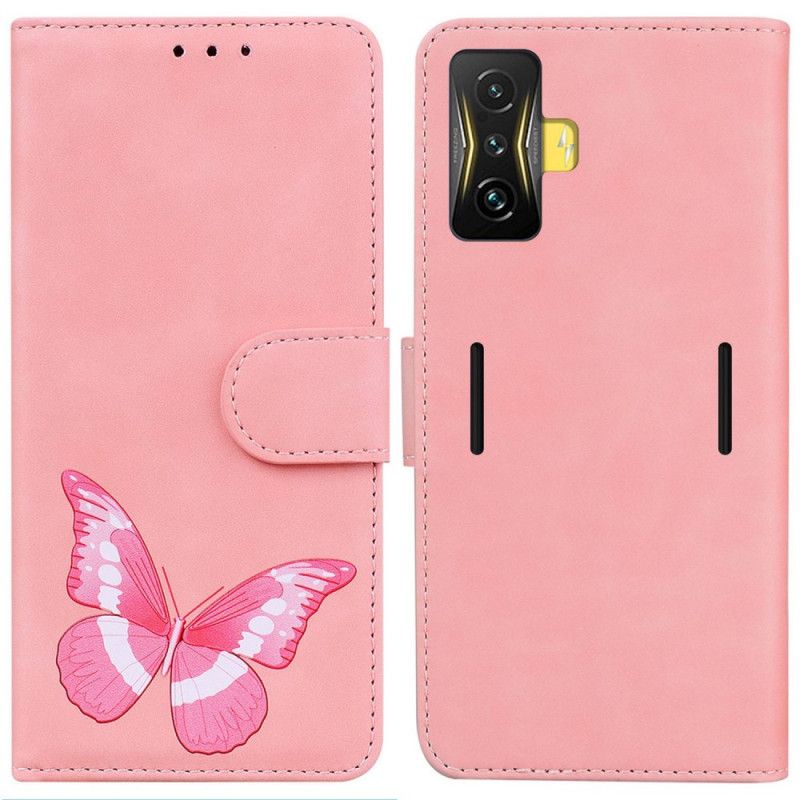 Flip Cover Poco F4 GT Smuk Sommerfugl