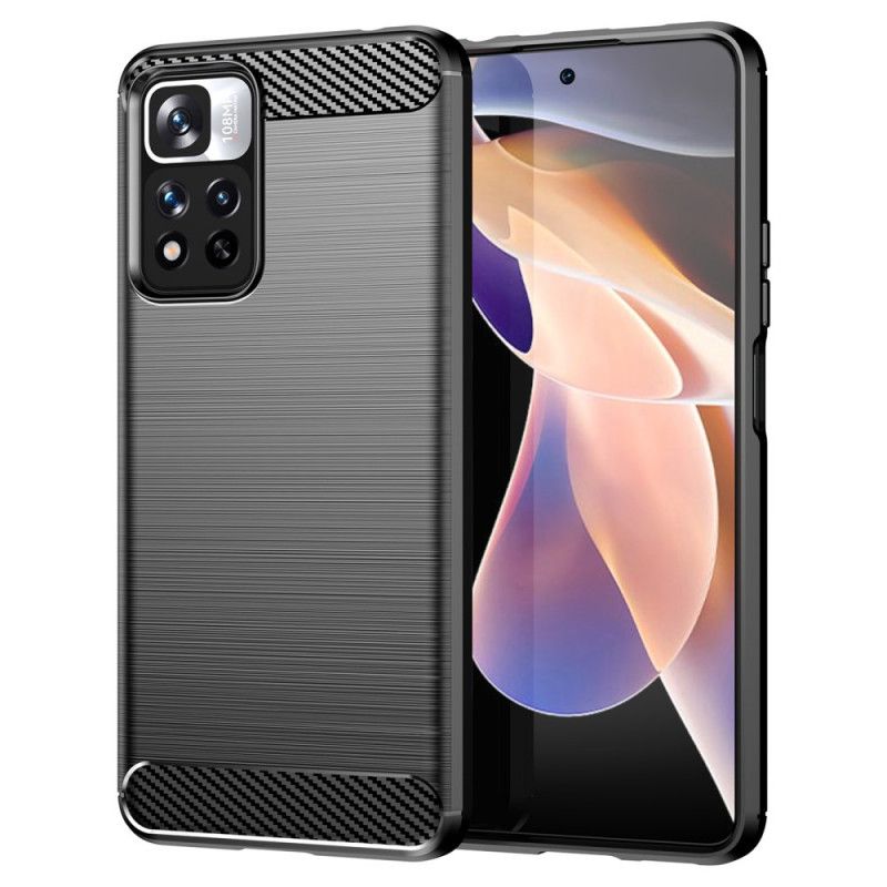 Cover Xiaomi Redmi Note 11 Pro Plus 5G Børstet Kulfiber