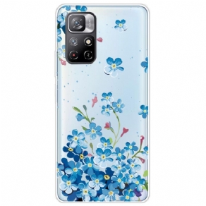 Cover Xiaomi Redmi Note 11 Pro Plus 5G Buket Blå Blomster