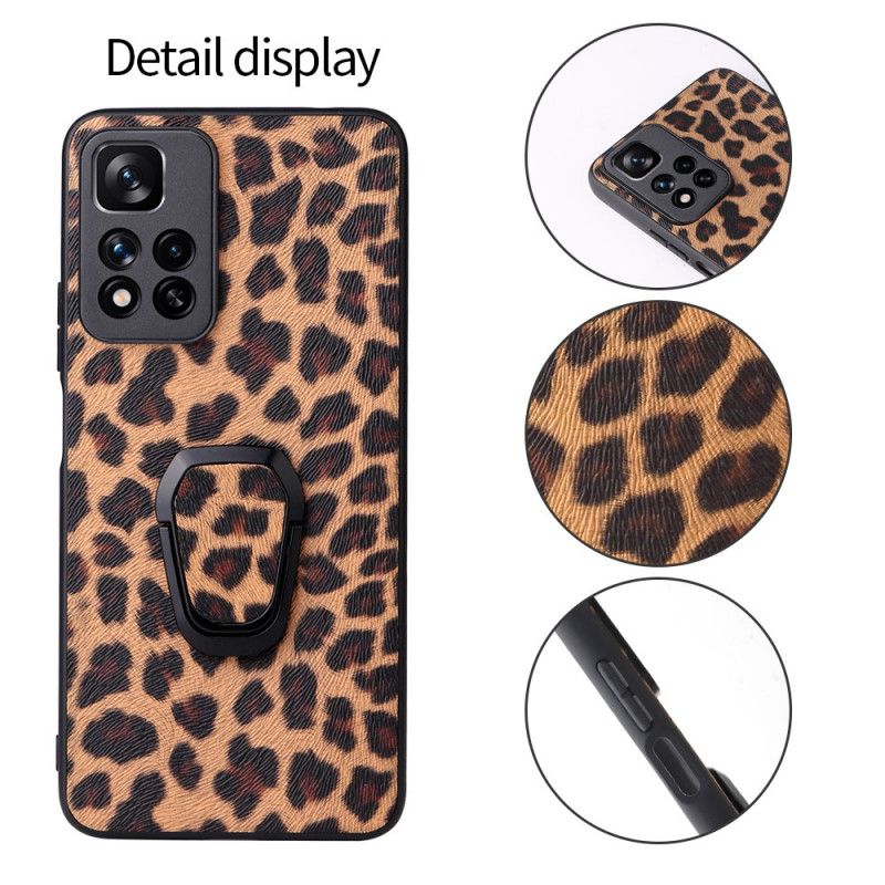 Cover Xiaomi Redmi Note 11 Pro Plus 5G Crocodile Style Ring-støtte