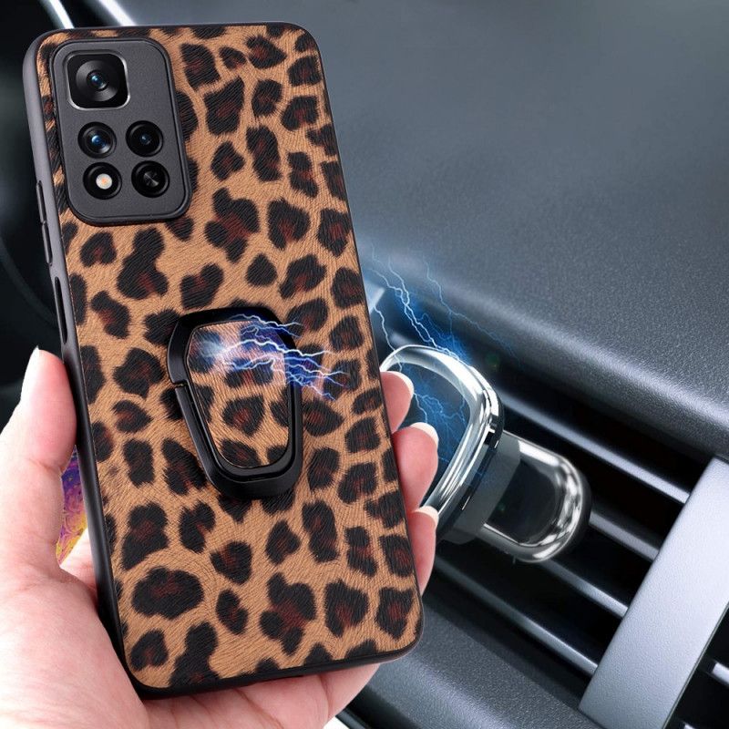 Cover Xiaomi Redmi Note 11 Pro Plus 5G Crocodile Style Ring-støtte