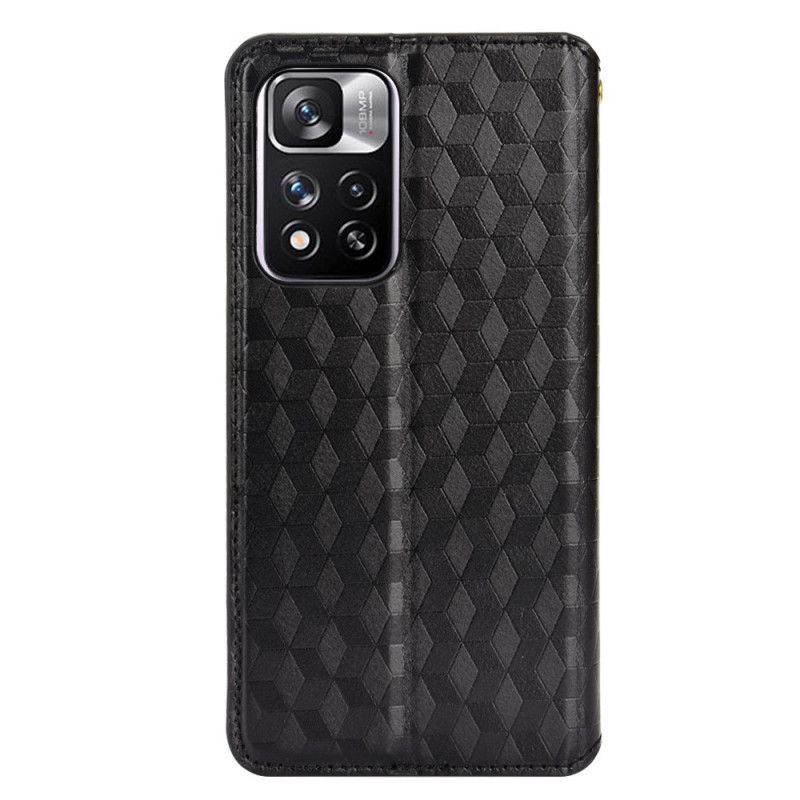 Cover Xiaomi Redmi Note 11 Pro Plus 5G Flip Cover 3d Tekstur Lædereffekt