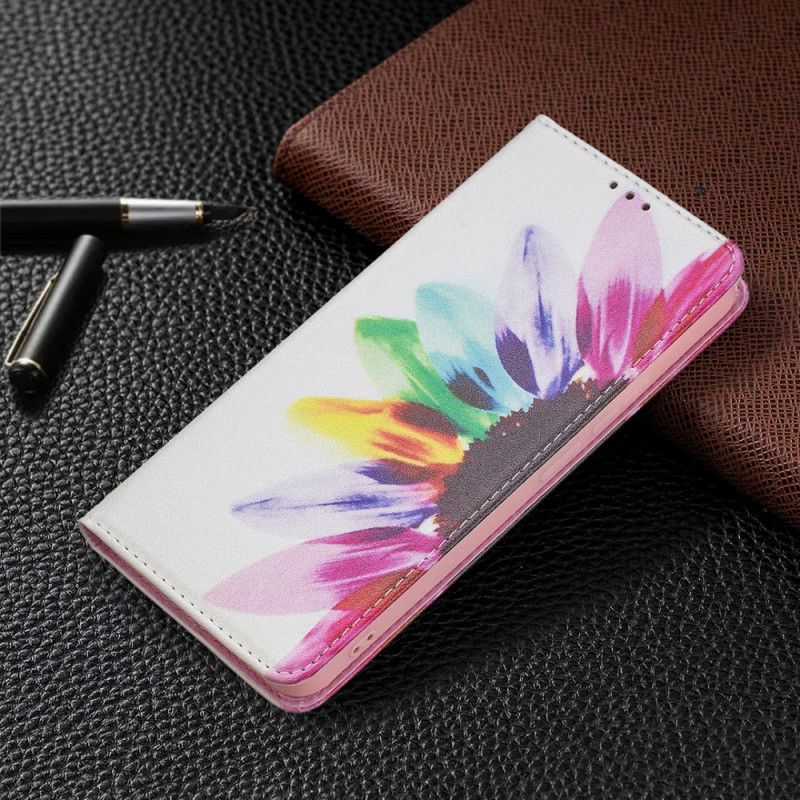 Cover Xiaomi Redmi Note 11 Pro Plus 5G Flip Cover Akvarelblomst