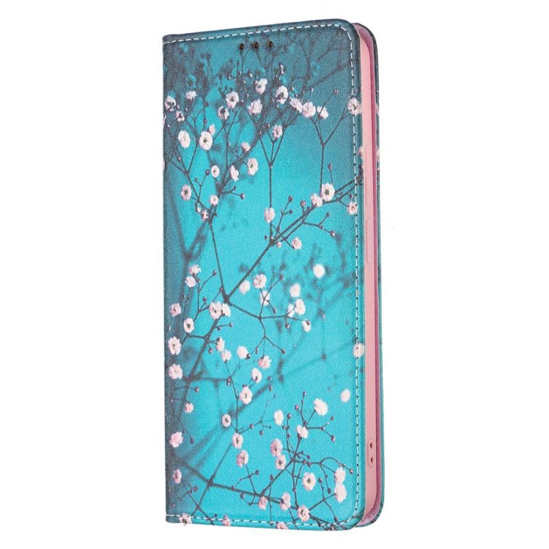 Cover Xiaomi Redmi Note 11 Pro Plus 5G Flip Cover Blomstrende Grene