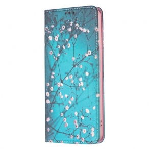 Cover Xiaomi Redmi Note 11 Pro Plus 5G Flip Cover Blomstrende Grene