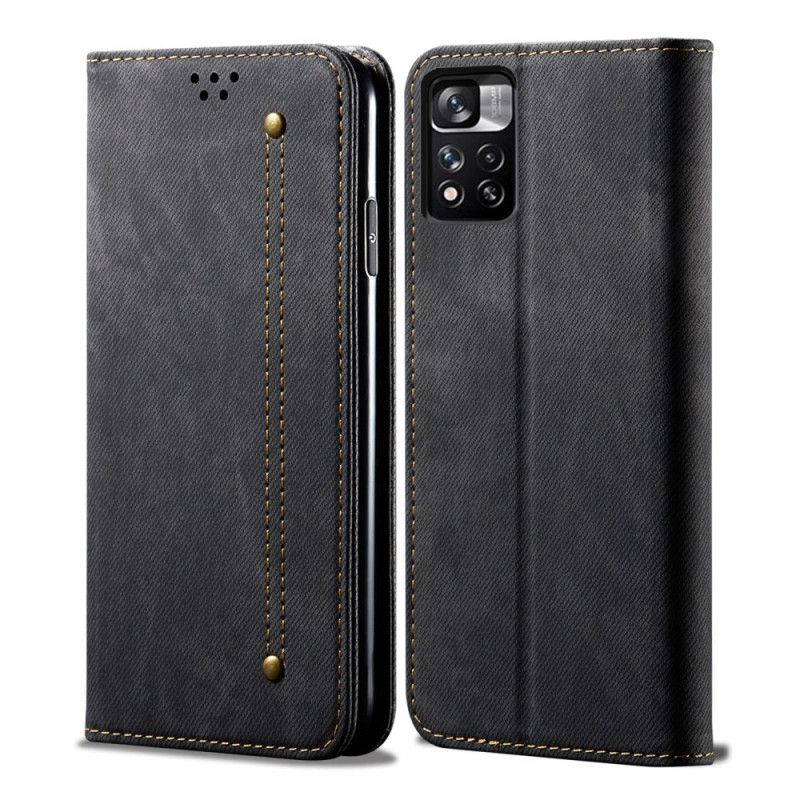 Cover Xiaomi Redmi Note 11 Pro Plus 5G Flip Cover Denimstof