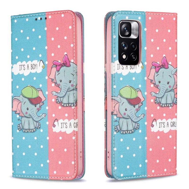 Cover Xiaomi Redmi Note 11 Pro Plus 5G Flip Cover Elefanter