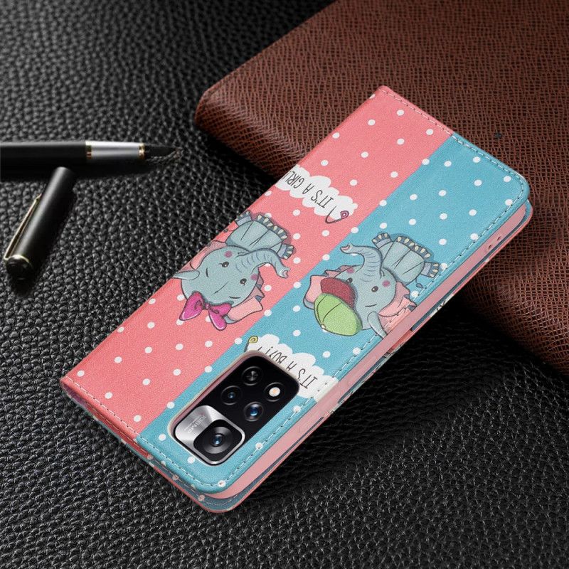 Cover Xiaomi Redmi Note 11 Pro Plus 5G Flip Cover Elefanter