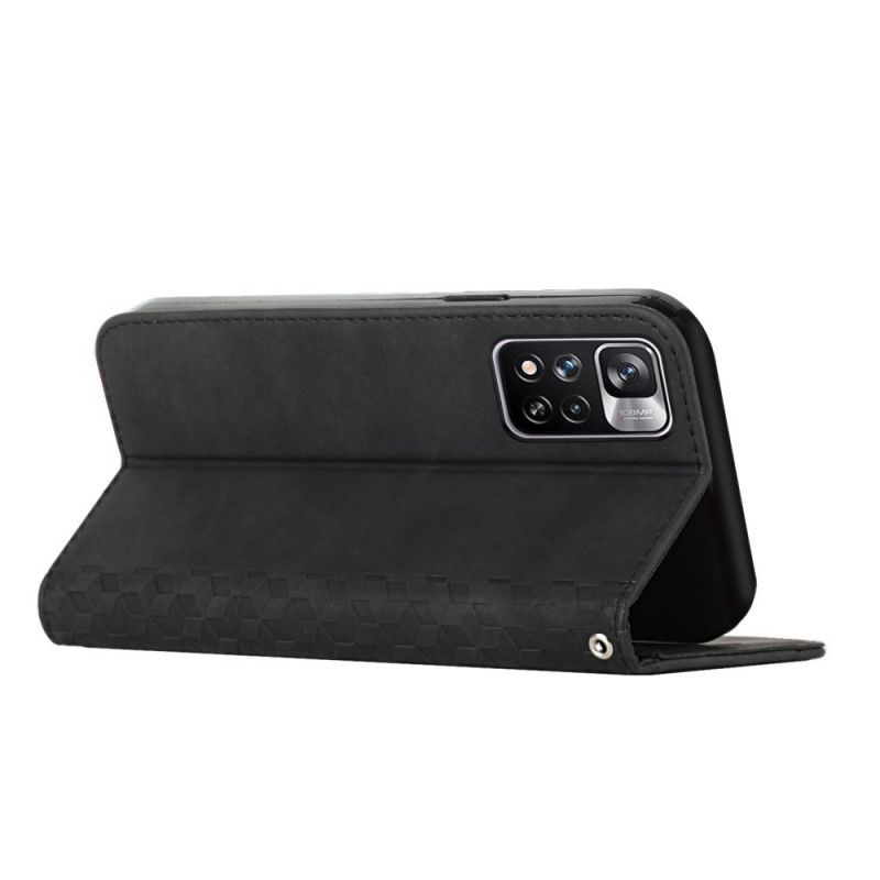 Cover Xiaomi Redmi Note 11 Pro Plus 5G Flip Cover Lædereffekt 3d-mønster