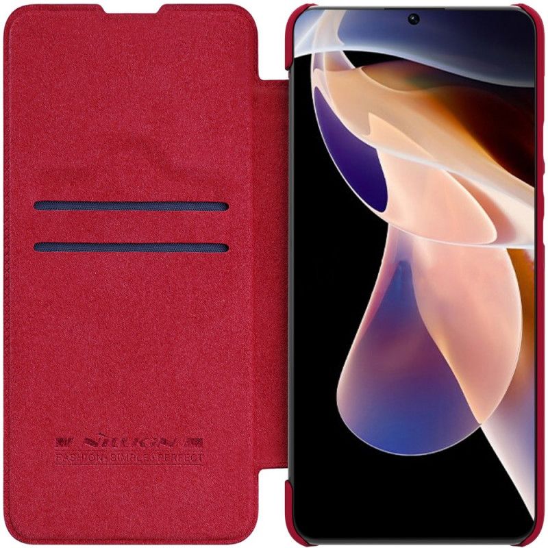 Cover Xiaomi Redmi Note 11 Pro Plus 5G Flip Cover Nillkin Qin-serien