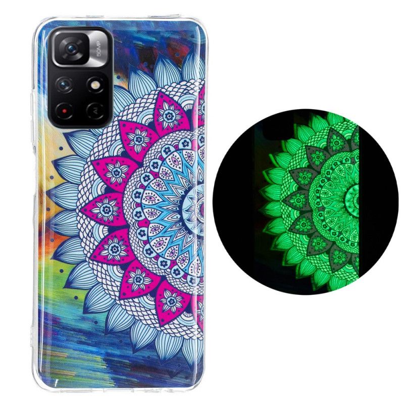 Cover Xiaomi Redmi Note 11 Pro Plus 5G Fluorescerende Farverig Mandala