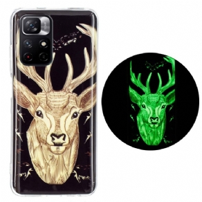 Cover Xiaomi Redmi Note 11 Pro Plus 5G Fluorescerende Majestic Stag