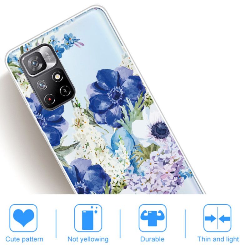 Cover Xiaomi Redmi Note 11 Pro Plus 5G Fortryllede Blomster